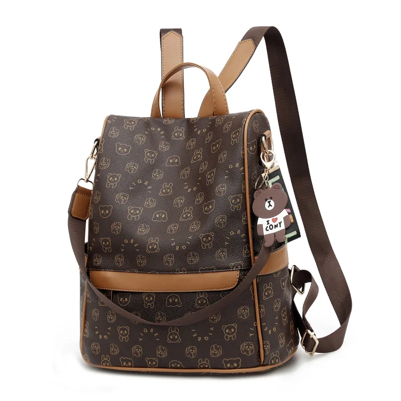 Fashion Women Backpack Cartoon Printing Leather Water Resistant Backpack Girl's Mochila Feminina Anti-theft Double Shoulder Bags
Fashion Women Backpack Cartoon Printing Leather Water Resistant Backpack Girl's Mochila Feminina Anti-theft Double Shoulder Bags