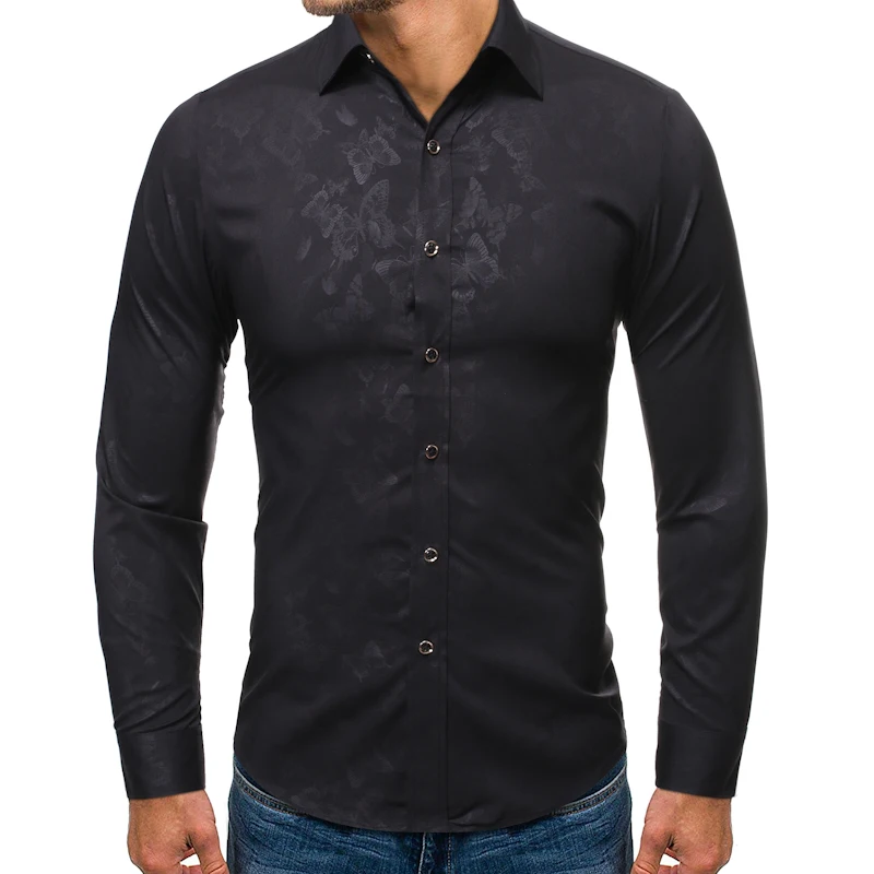 Fashion Butterfly Printed Shirt Men 2021 Brand Slim Fit Long Sleeve Mens Dress Shirts Business Casual Men Shirt Camisa Masculina
Fashion Butterfly Printed Shirt Men 2021 Brand Slim Fit Long Sleeve Mens Dress Shirts Business Casual Men Shirt Camisa Masculina