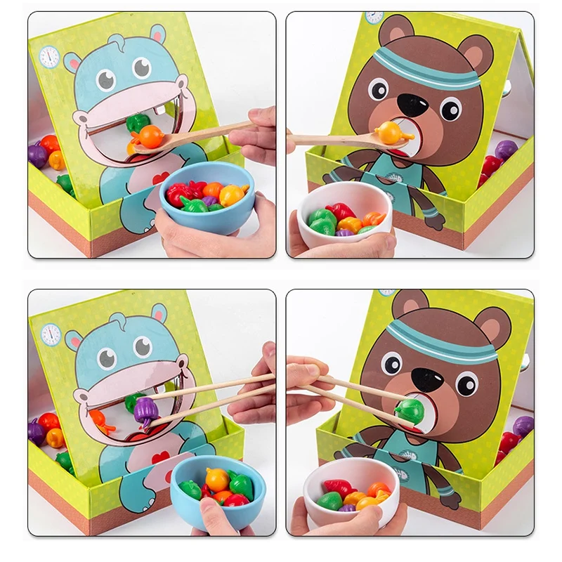 Wooden Toy Simulated Feeding Game Play House Early Educational for Kids Baby Perception Training Game
Wooden Toy Simulated Feeding Game Play House Early Educational for Kids Baby Perception Training Game