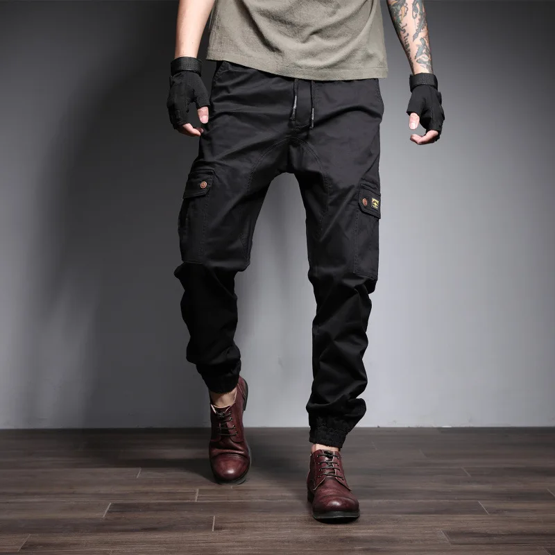 Men's Pants Spring New Style Trousers Men's Jogging Pants Solid Color Casual Cotton Stretch Large Size Multi-pocket Sports Pants
Men's Pants Spring New Style Trousers Men's Jogging Pants Solid Color Casual Cotton Stretch Large Size Multi-pocket Sports Pants