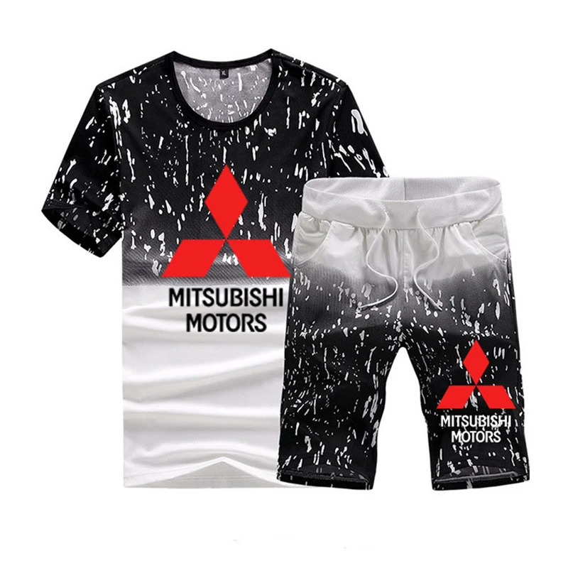 Summer Men's short sleeve Mitsubishi Car Logo Printing Casual CottonHigh Quality Men's short sleeve + pants 2-piece suit
Summer Men's short sleeve Mitsubishi Car Logo Printing Casual CottonHigh Quality Men's short sleeve + pants 2-piece suit