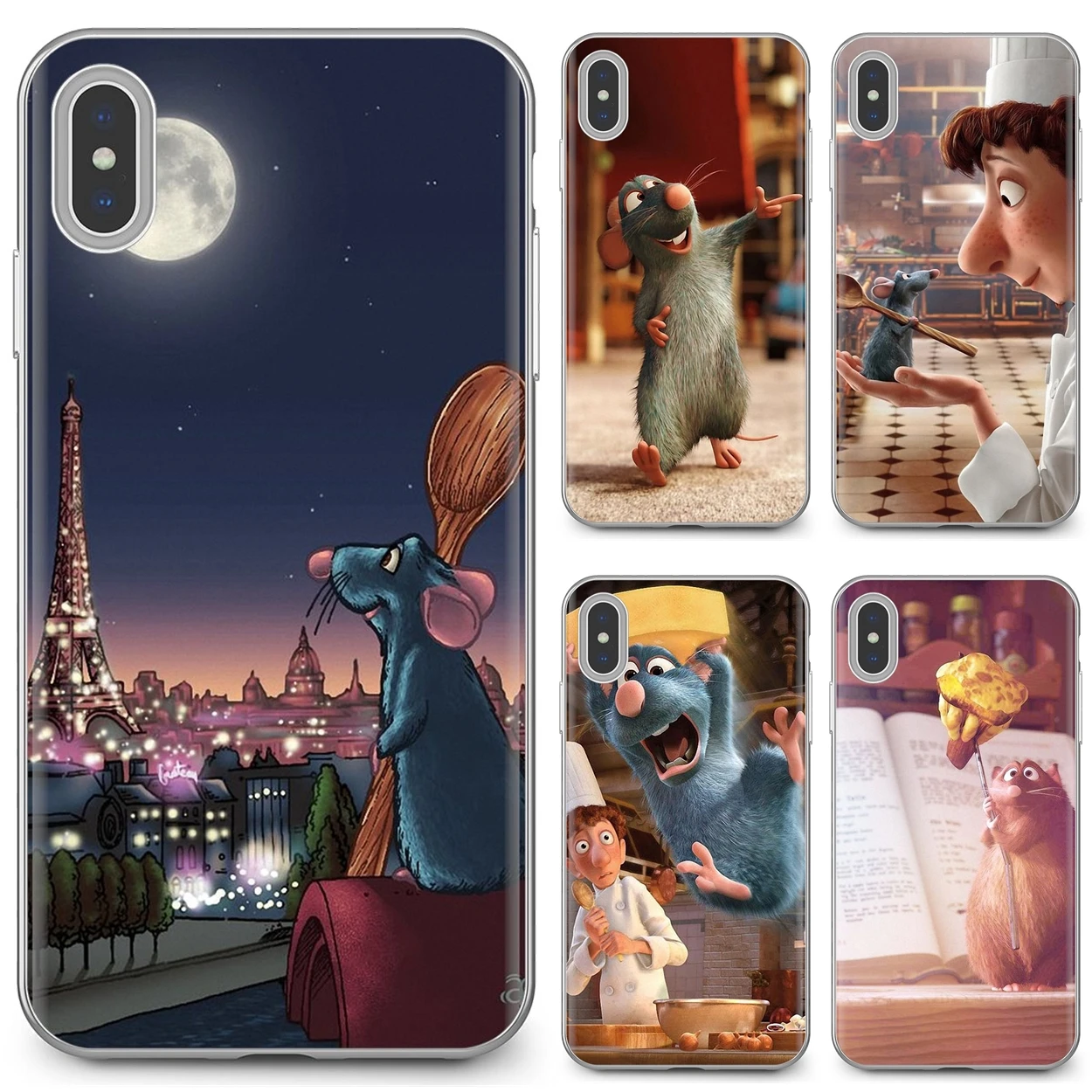 Для Xiaomi Mi a1 A2 A3 5X 6X 8 9t Lite SE Pro Max Mix 1 2 3 2S ratatouille фильм 2007 плакат силиконовый
