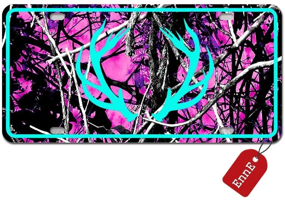 PixDecor Personalized Metal License Plate Cover Deer Camo Tree Pink for Car 4 Holes Car Tag 12 inch X 6 inch Retro
PixDecor Personalized Metal License Plate Cover Deer Camo Tree Pink for Car 4 Holes Car Tag 12 inch X 6 inch Retro