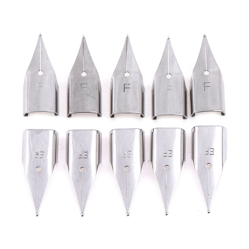 5Pcs/Set 0.38mm Stainless Steel Silver Pen Nib replacement For Wing Sung 3008/Hero 359 Fountain Pen
5Pcs/Set 0.38mm Stainless Steel Silver Pen Nib replacement For Wing Sung 3008/Hero 359 Fountain Pen