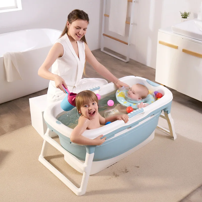 Creative Large Size Baby Newborn Bath Tub Can Sit Lie Child Bath Barrel Plastic Thicken Folding Baby Swimming Bath Barrel
Creative Large Size Baby Newborn Bath Tub Can Sit Lie Child Bath Barrel Plastic Thicken Folding Baby Swimming Bath Barrel
