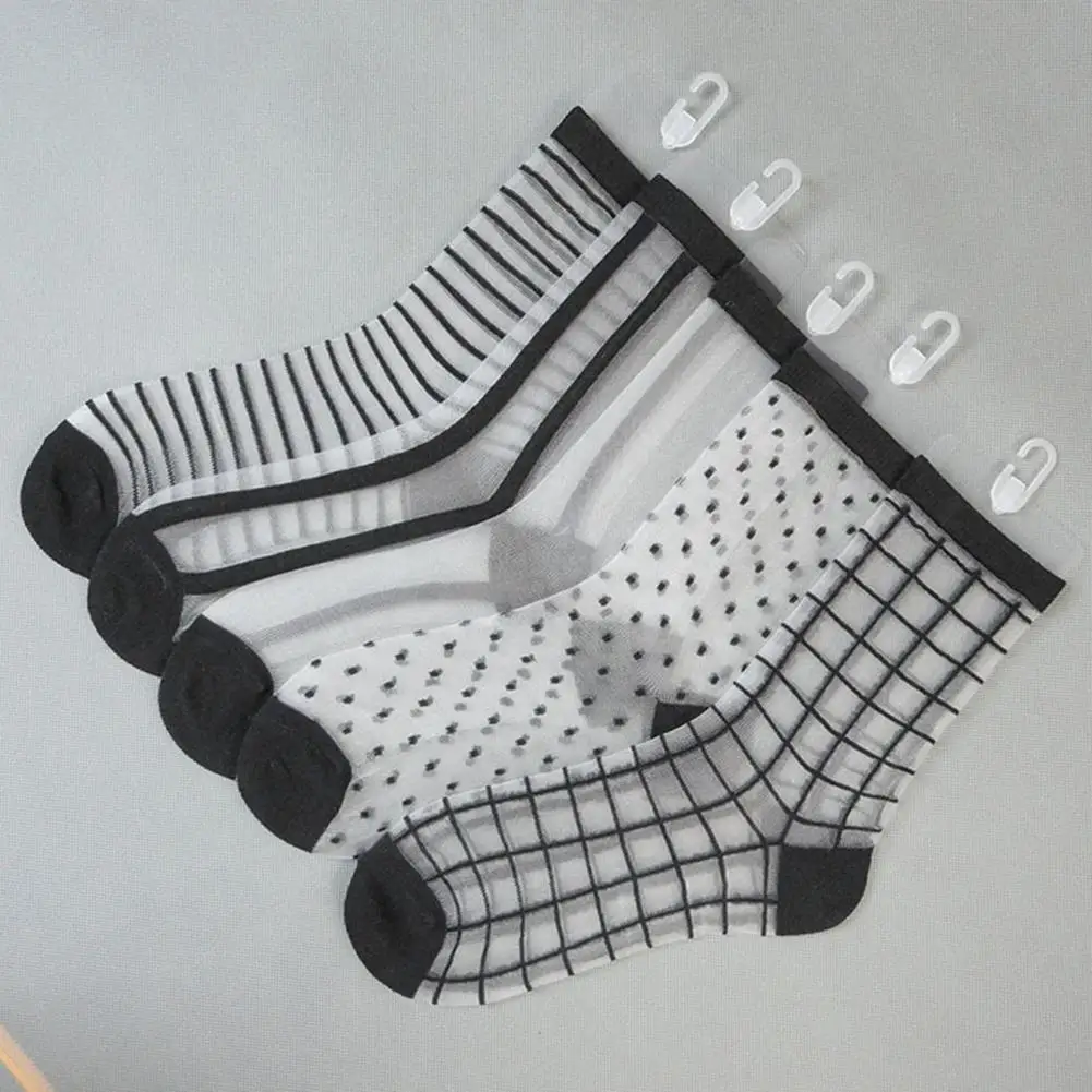 1 Pair Women Velvet Socks High Quality Female Socks Striped Heart Dots Summer Thin Silk Transparent Ankle Sox Women's Socks
1 Pair Women Velvet Socks High Quality Female Socks Striped Heart Dots Summer Thin Silk Transparent Ankle Sox Women's Socks