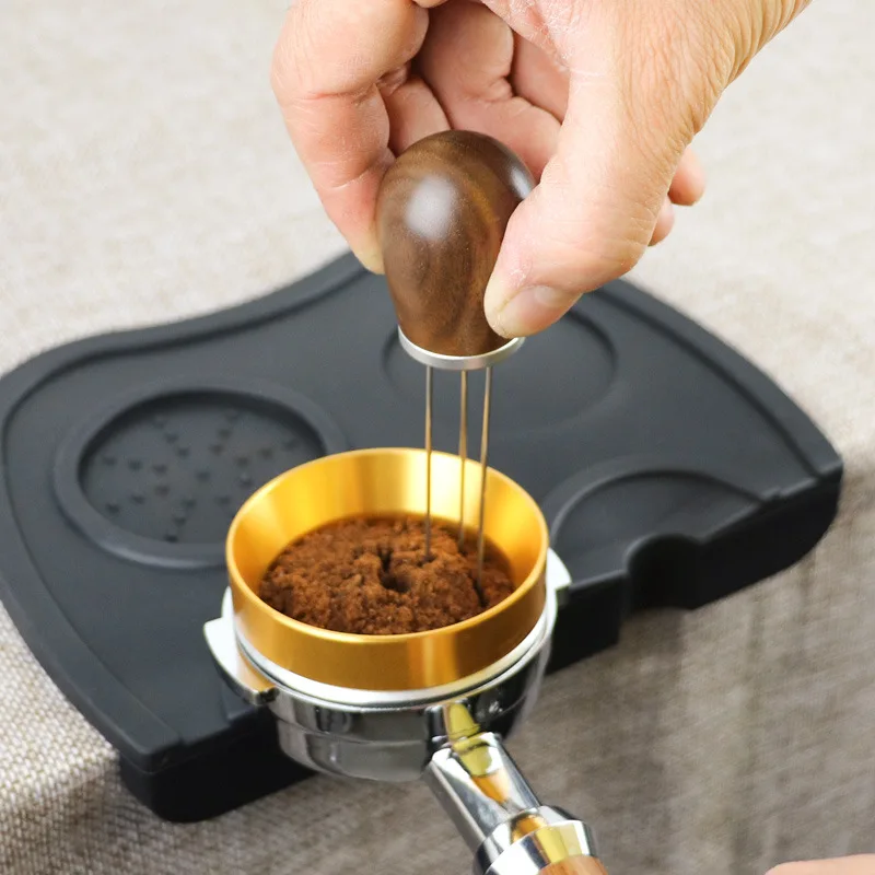 Solid Wood Handle Needle Coffee Tamper 58MM 51mm Coffee Tamper Distributor Leveler Tool Needle Type Coffee Powder Distributor
Solid Wood Handle Needle Coffee Tamper 58MM 51mm Coffee Tamper Distributor Leveler Tool Needle Type Coffee Powder Distributor