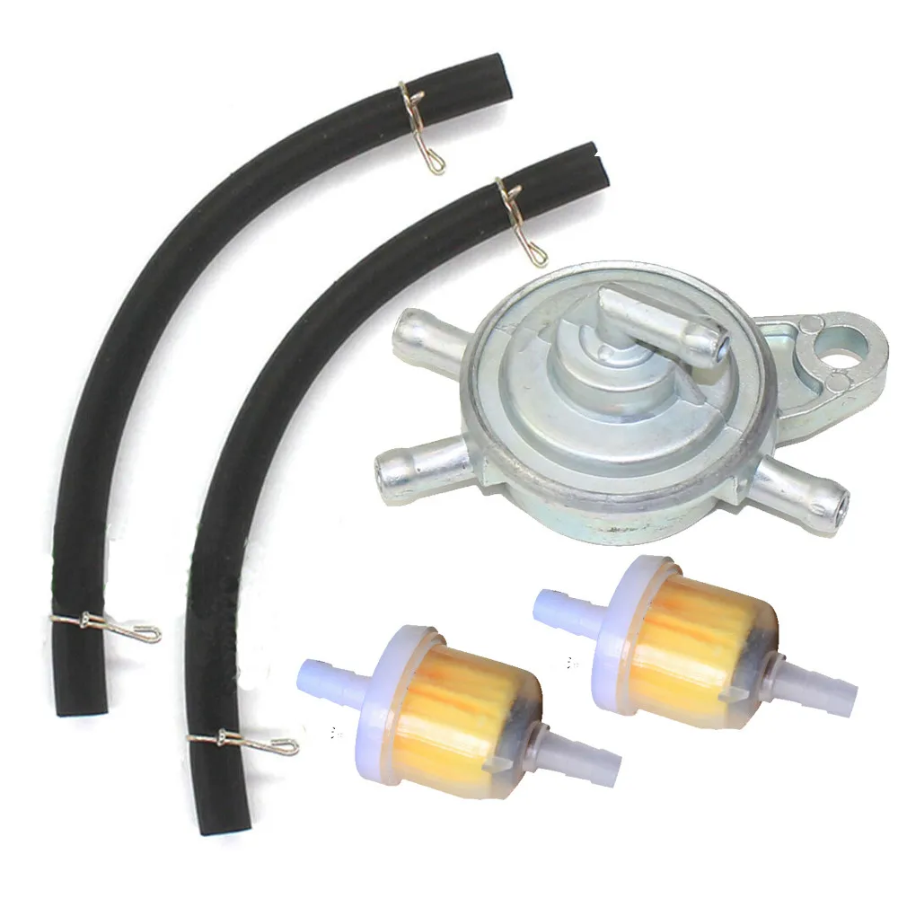 1xVacuum Fuel Tap+ 2xfuel Hose+2xfuel Filter For 50 And 125cc Engines / 2 Stroke + 4 Stroke For All Scooter Brands / Models
1xVacuum Fuel Tap+ 2xfuel Hose+2xfuel Filter For 50 And 125cc Engines / 2 Stroke + 4 Stroke For All Scooter Brands / Models