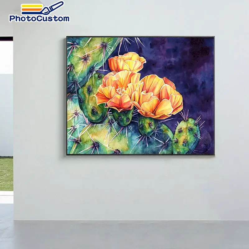 PhotoCustom DIY Oil Plant Painting By Numbers Cactus flower For Adults Diy Unique Wall Decor Gift DIY HandPainted
PhotoCustom DIY Oil Plant Painting By Numbers Cactus flower For Adults Diy Unique Wall Decor Gift DIY HandPainted