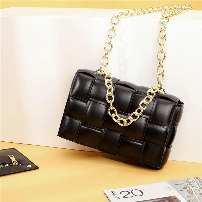 Woven Flap Crossbody Bag 2021 Fashion New High Quality PU Leather Women's Designer Handbag Chain Tote Shoulder Messenger Bag
Woven Flap Crossbody Bag 2021 Fashion New High Quality PU Leather Women's Designer Handbag Chain Tote Shoulder Messenger Bag