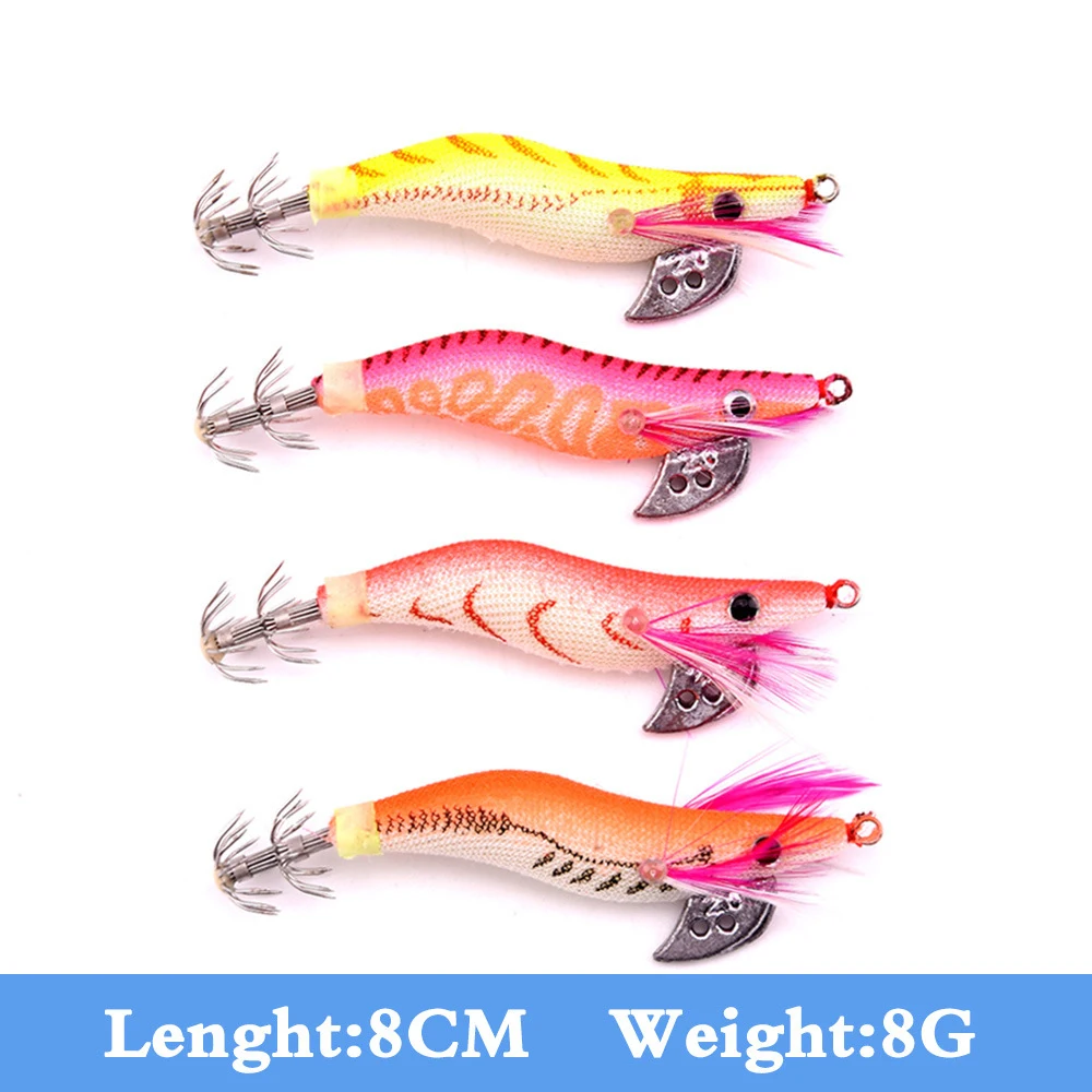 8Cm 8G Fishing Lure Simulation Shrimp Erbium Octopus Cuttlefish Shrimp Baits 3DEyes Luminous Squid Fishing Bait Fishing Tools
8Cm 8G Fishing Lure Simulation Shrimp Erbium Octopus Cuttlefish Shrimp Baits 3DEyes Luminous Squid Fishing Bait Fishing Tools