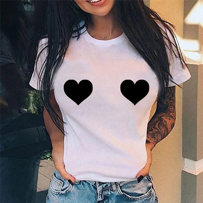 Fashion New Style Women Tshirt Casual White Round Neck Short Sleeve Simple and versatile Summer Women Tee Tops
Fashion New Style Women Tshirt Casual White Round Neck Short Sleeve Simple and versatile Summer Women Tee Tops