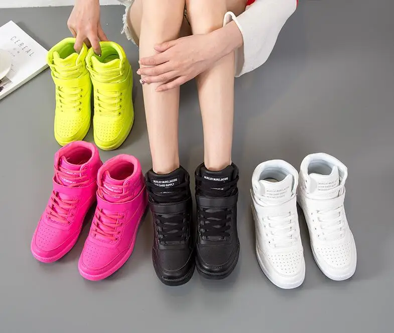 Fashion Hidden Height Increasing shoes Women Sneakers autumn winter warm plush Candy Colorful trainers Woman sport shoes ST213
Fashion Hidden Height Increasing shoes Women Sneakers autumn winter warm plush Candy Colorful trainers Woman sport shoes ST213