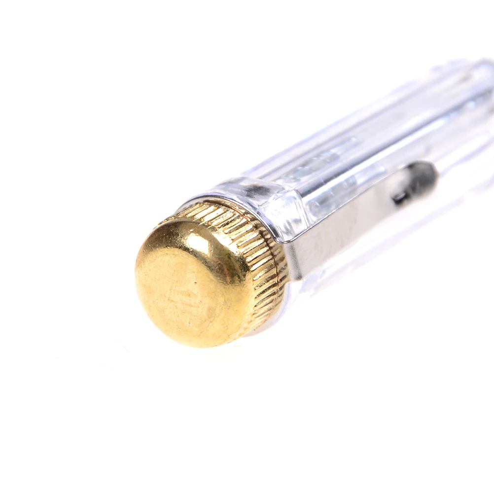 1PC 14cm Crystal Insulated Handle Test Pencil Pencil Non Inductive Screwdriver Wateproof Test Voltage
1PC 14cm Crystal Insulated Handle Test Pencil Pencil Non Inductive Screwdriver Wateproof Test Voltage