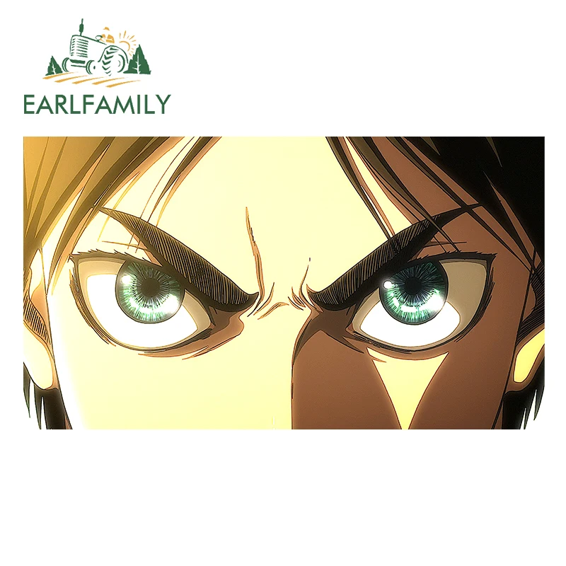 EARLFAMILY 13 см x 7,3 см для атаки на Титанов Эрен Jaeger автомобильные наклейки Наклейка в виде окна водонепроницаемые наклейки для ноутбука украшен... 
EARLFAMILY 13 см x 7,3 см для атаки на Титанов Эрен Jaeger автомобильные наклейки Наклейка в виде окна водонепроницаемые наклейки для ноутбука украшен...