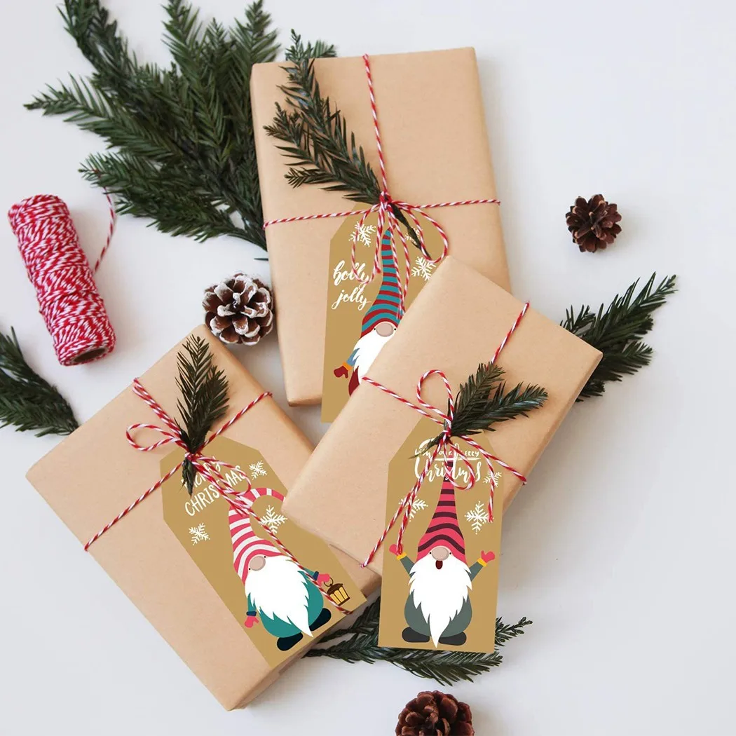 100PCS Gift Tags 5X3cm/ 2X1.2inch Merry Christmas Gift Tag New Year Party Decor With 20 Meters Jute Twine
100PCS Gift Tags 5X3cm/ 2X1.2inch Merry Christmas Gift Tag New Year Party Decor With 20 Meters Jute Twine
