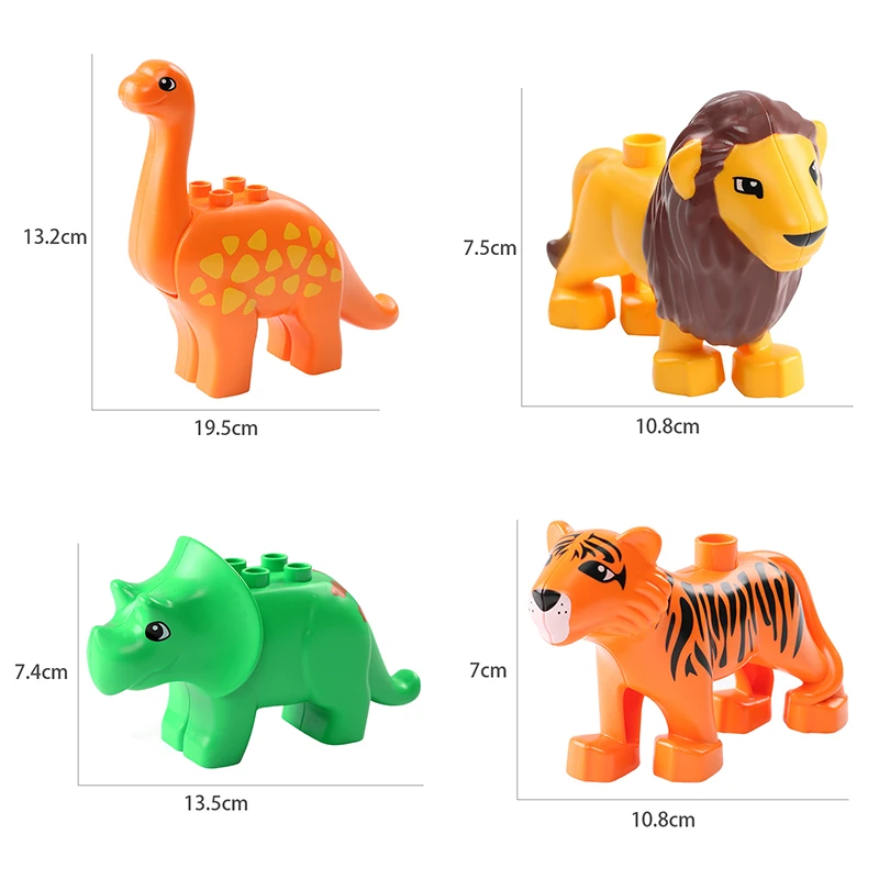 Classic Animal Series Block Figures Model Big Size Building Block Animals Educational Toys For Children Gift
Classic Animal Series Block Figures Model Big Size Building Block Animals Educational Toys For Children Gift