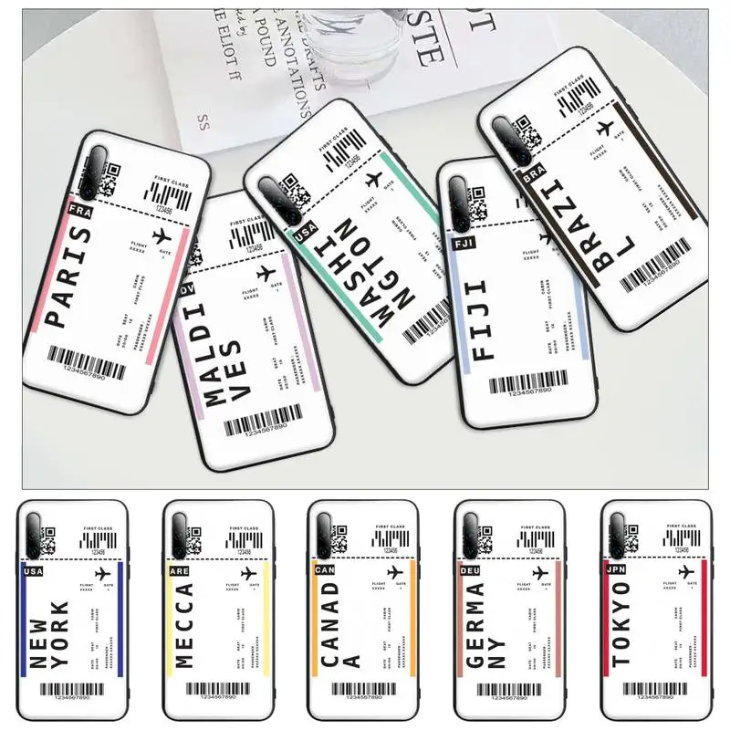 Plane Ticket Black Silicone Phone Case For Xiaomi Mi 6 A2 8 10 Lite 9 Se 9t Pro A1 Note 10 Lite Cover
Plane Ticket Black Silicone Phone Case For Xiaomi Mi 6 A2 8 10 Lite 9 Se 9t Pro A1 Note 10 Lite Cover