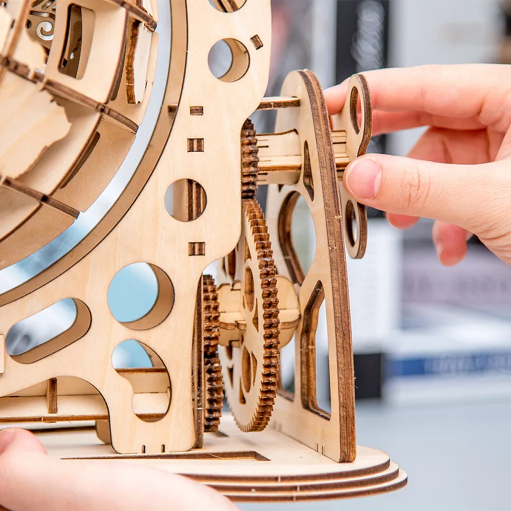 3D Classic Wooden Globes Puzzle Hand-made Self Assembling Mechanical Drive DIY Toys Brain Intelligence Teaser Kid Gifts
3D Classic Wooden Globes Puzzle Hand-made Self Assembling Mechanical Drive DIY Toys Brain Intelligence Teaser Kid Gifts