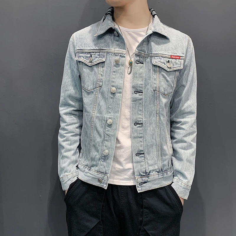 Autumn winter denim jacket men's slim korean trend jacket loose oversized casual coat
Autumn winter denim jacket men's slim korean trend jacket loose oversized casual coat