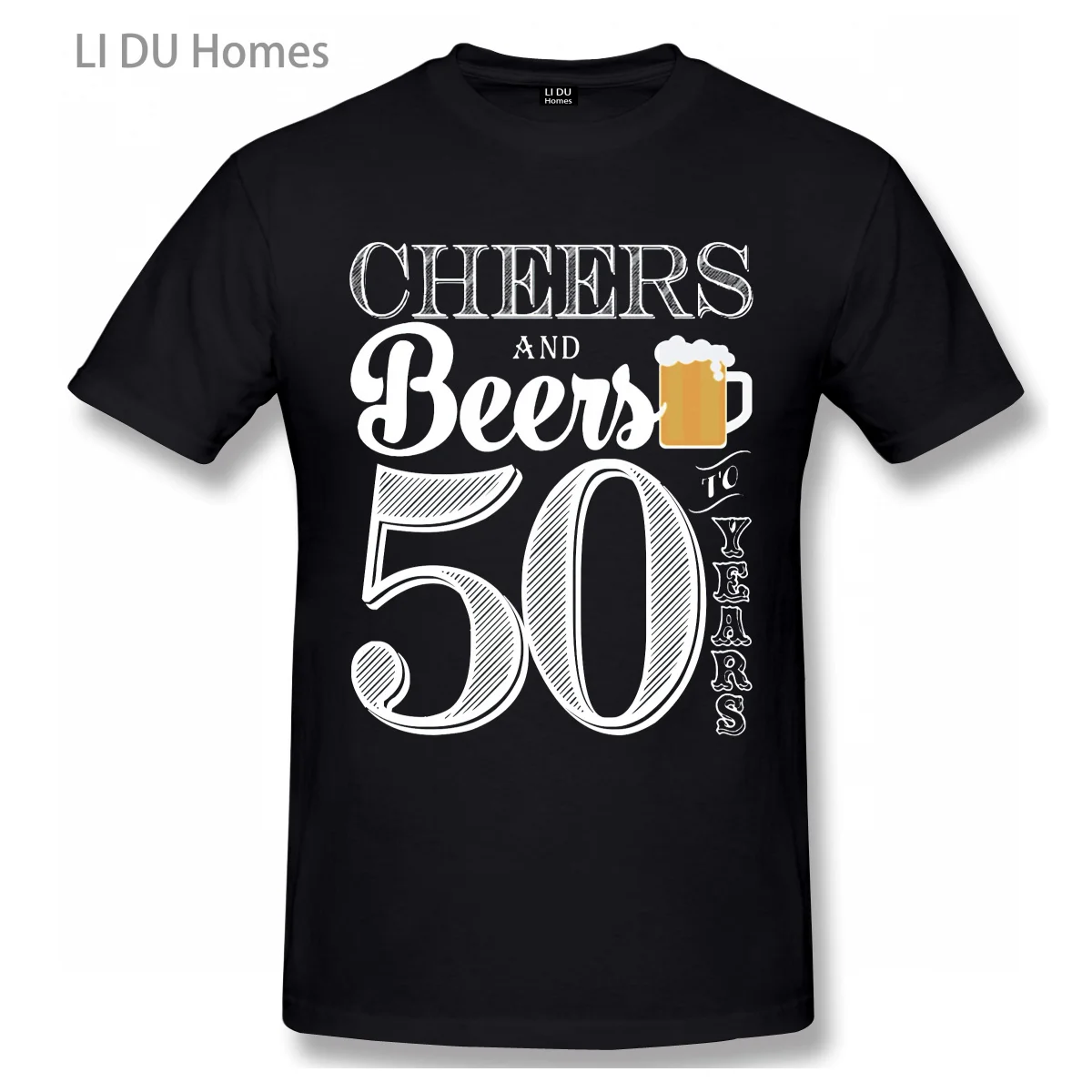 Cheers And Beers To 50 Years 50th Birthday 1970 T Shirt Oversize Cotton Tshirts Short Sleeve Streetwear T-shirts Tee Tops 
Cheers And Beers To 50 Years 50th Birthday 1970 T Shirt Oversize Cotton Tshirts Short Sleeve Streetwear T-shirts Tee Tops