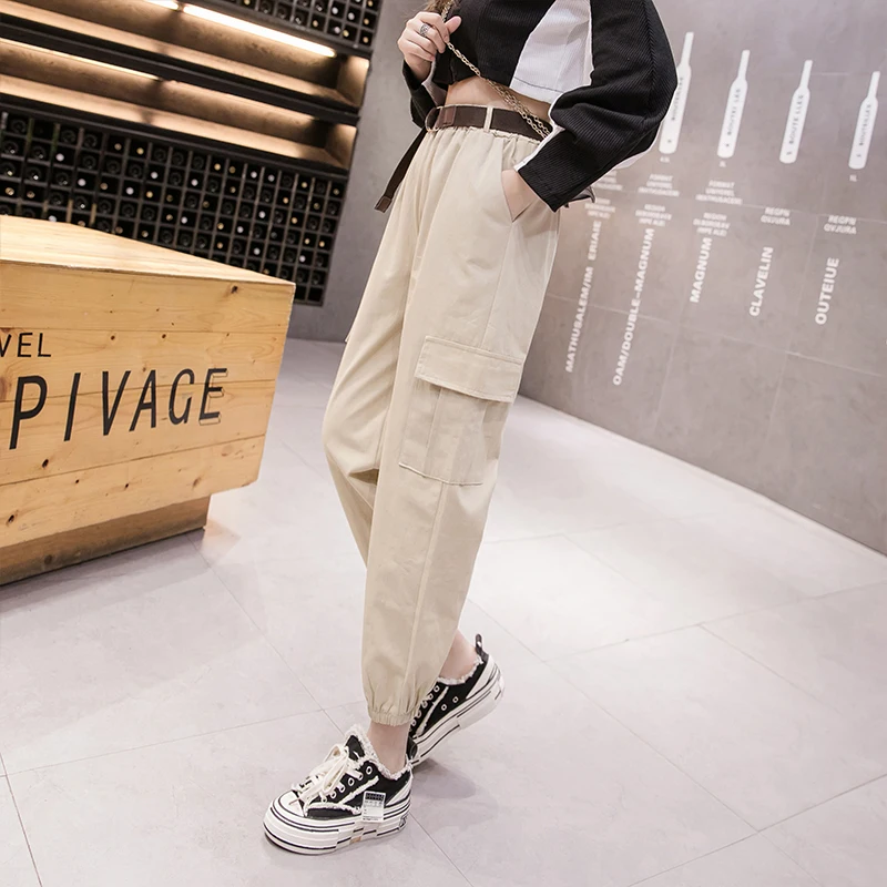 NEW Women Cargo Pants Spring Summer Fashion Female High Waist Loose Harem Pant Pocket Casual Trousers Streetwear
NEW Women Cargo Pants Spring Summer Fashion Female High Waist Loose Harem Pant Pocket Casual Trousers Streetwear