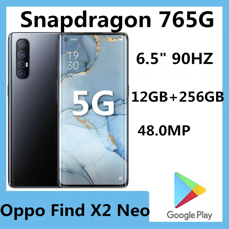 Международная версия смартфона Oppo Find X2 Neo CPH2009 5G Snapdragon 76 мобильный телефон 6 5 дюйма