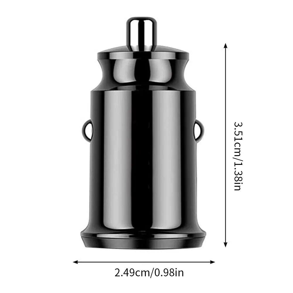 5V Car Charger USB Car Adaptor With Dual Port Mini Cigarette Lighter Fast Charging Compatible With All IOS Android Devices
5V Car Charger USB Car Adaptor With Dual Port Mini Cigarette Lighter Fast Charging Compatible With All IOS Android Devices