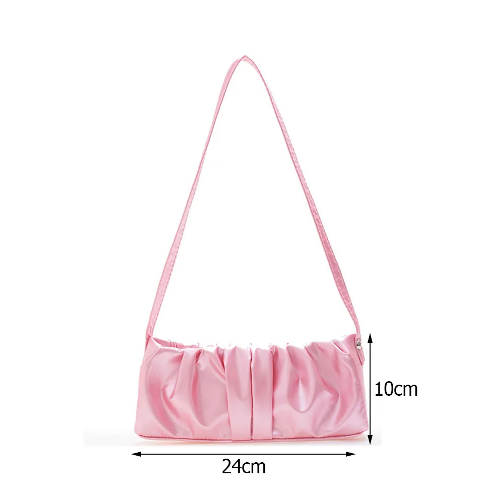 Fashion Pleated Shoulder Bags PU Leather Pure Color Underarm Bag Casual All-matchLadies Small Handbags Purse for Women 2021
Fashion Pleated Shoulder Bags PU Leather Pure Color Underarm Bag Casual All-matchLadies Small Handbags Purse for Women 2021