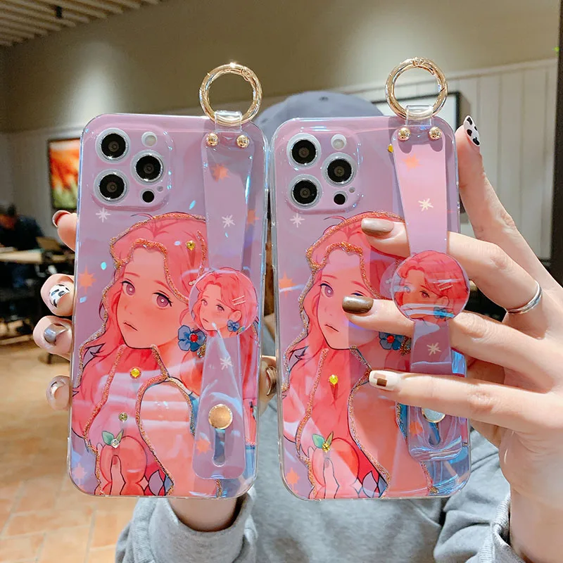 Cute Pink Pretty Peach Girl Wristband Phone Case for Iphone11pro Max 7 8 Plus Xs Xr Max 12Pro Max 12 Mini Diamond Cover Funda
Cute Pink Pretty Peach Girl Wristband Phone Case for Iphone11pro Max 7 8 Plus Xs Xr Max 12Pro Max 12 Mini Diamond Cover Funda