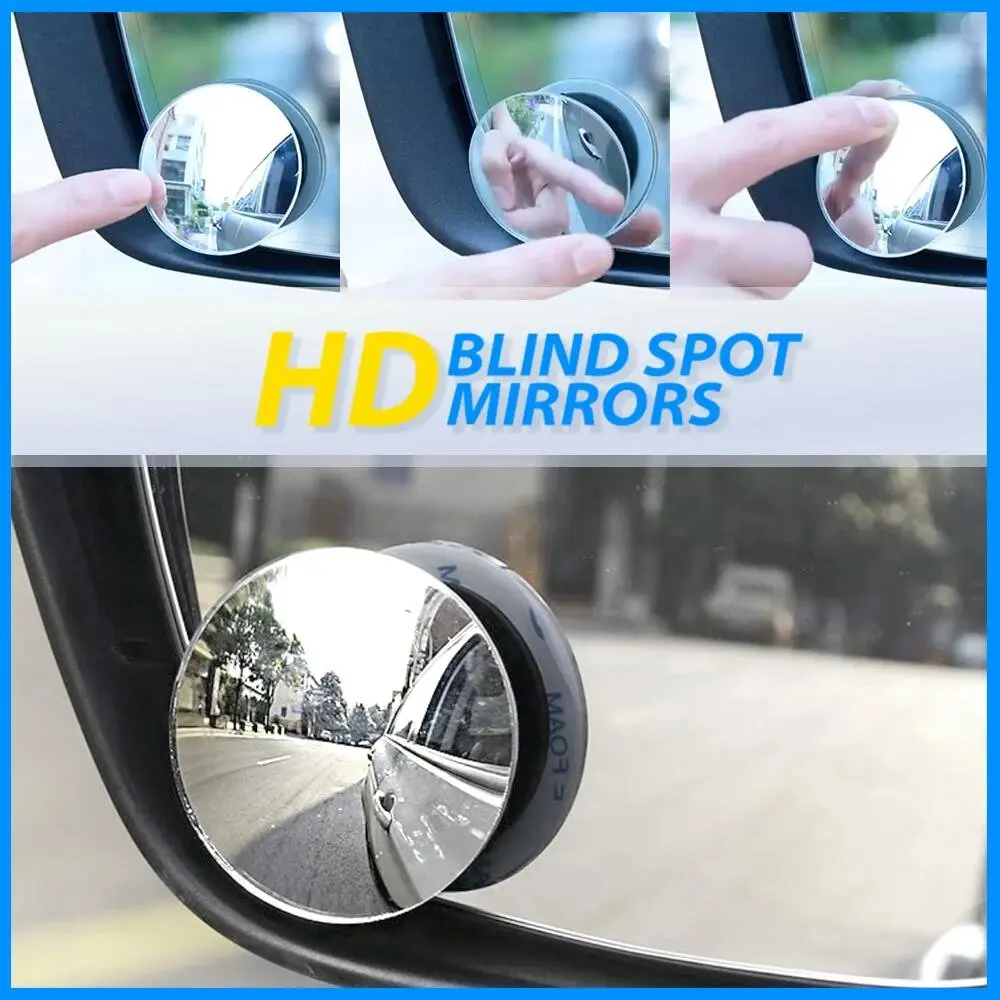 Adjustable Car 360 Wide Angle Round Convex Mirror Auto Vehicle Side Blind Spot Mirror Wide Rear View Mirror Small Round Mirrors
Adjustable Car 360 Wide Angle Round Convex Mirror Auto Vehicle Side Blind Spot Mirror Wide Rear View Mirror Small Round Mirrors