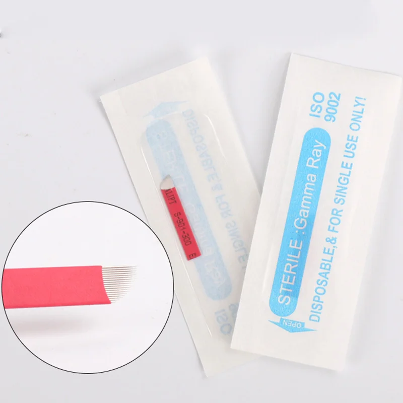 50pcs 0.18mm Nano Pin U shape blades microblading needles Lamina Agulha Sobrancelha Permanent Makeup Eyebrow Tebori red blade
50pcs 0.18mm Nano Pin U shape blades microblading needles Lamina Agulha Sobrancelha Permanent Makeup Eyebrow Tebori red blade