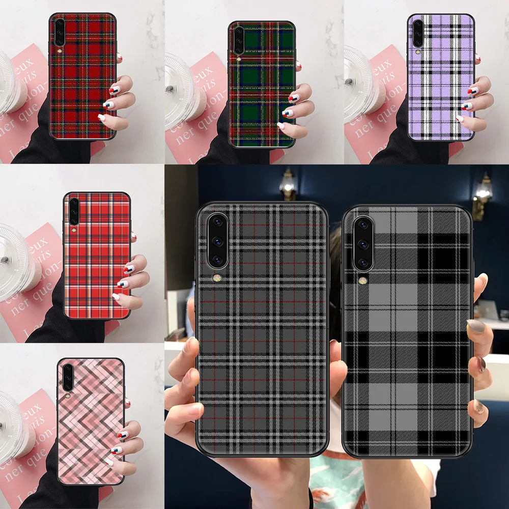 

Tartan Monogram Outlander Plaid Phone Case For Samsung Galaxy A 10 12 20E 21S 30 32 40 50 51 52 70 71 72 5 6 7 2016 2018 black