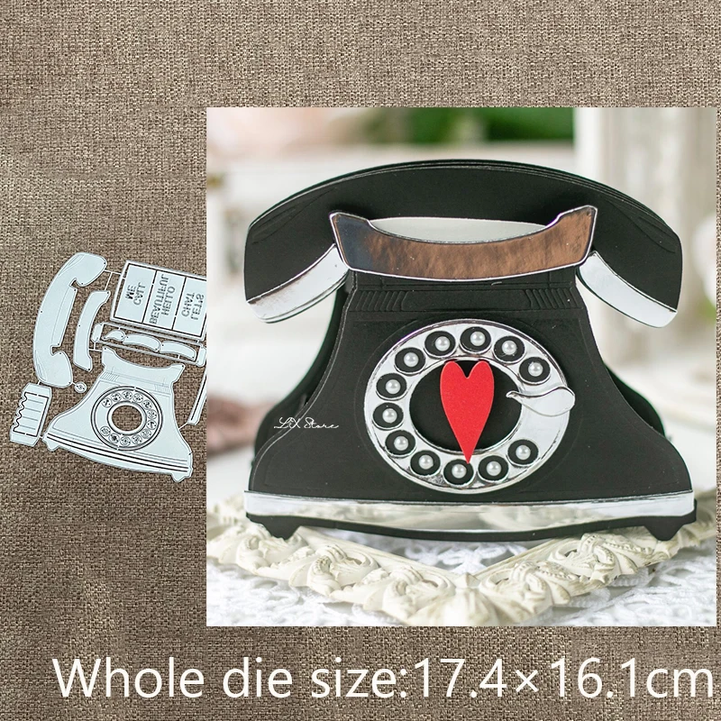 New Design Craft Metal stencil mold Cutting Dies Retro telephone decoration scrapbook die cuts Album Paper Card Craft Embossing
New Design Craft Metal stencil mold Cutting Dies Retro telephone decoration scrapbook die cuts Album Paper Card Craft Embossing
