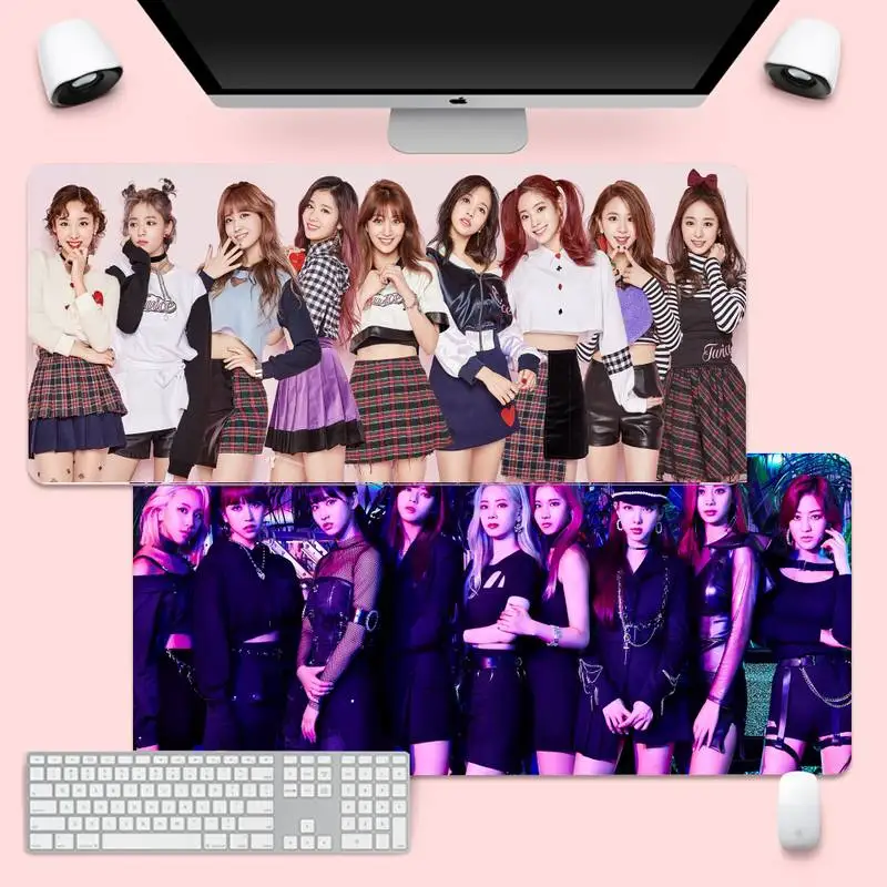 Twice kpop Gamer Speed Mice Retail Rubber Mousepad Gaming Mousemat XL Large Keyboard PC Desk Mat Takuo Anti-Slip Comfort Pad
Twice kpop Gamer Speed Mice Retail Rubber Mousepad Gaming Mousemat XL Large Keyboard PC Desk Mat Takuo Anti-Slip Comfort Pad