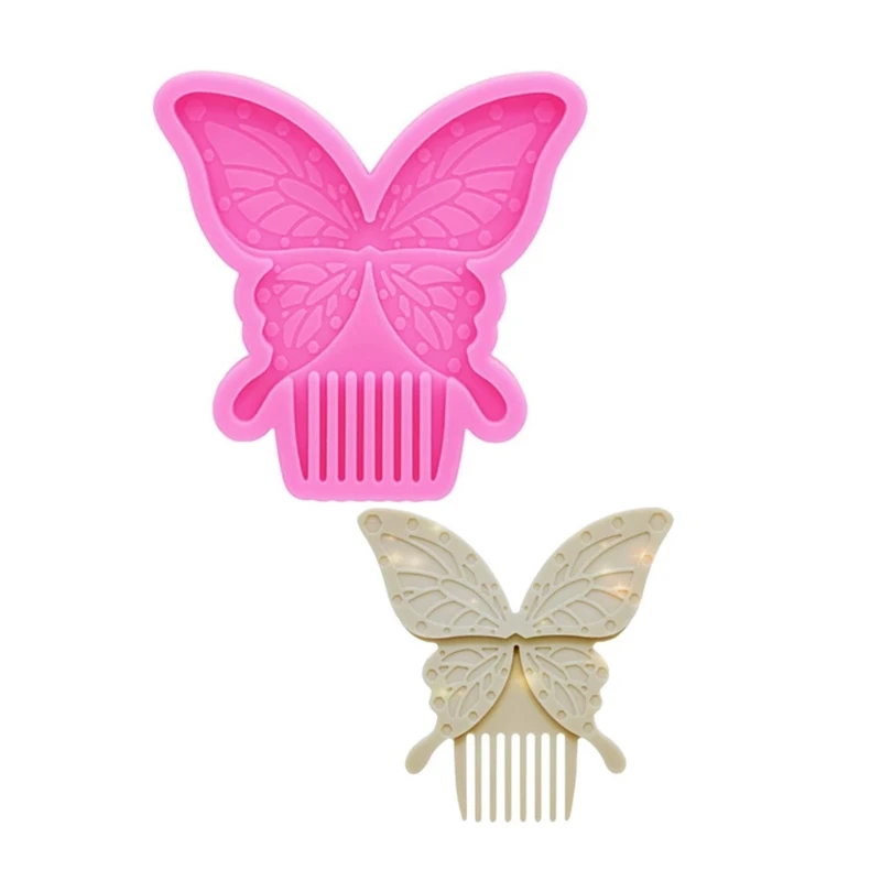 Shiny Butterfly Comb Epoxy Resin Mold Hair Jewelry Hair Pick Silicone Mould DIY Crafts Ornaments Casting Tools
Shiny Butterfly Comb Epoxy Resin Mold Hair Jewelry Hair Pick Silicone Mould DIY Crafts Ornaments Casting Tools