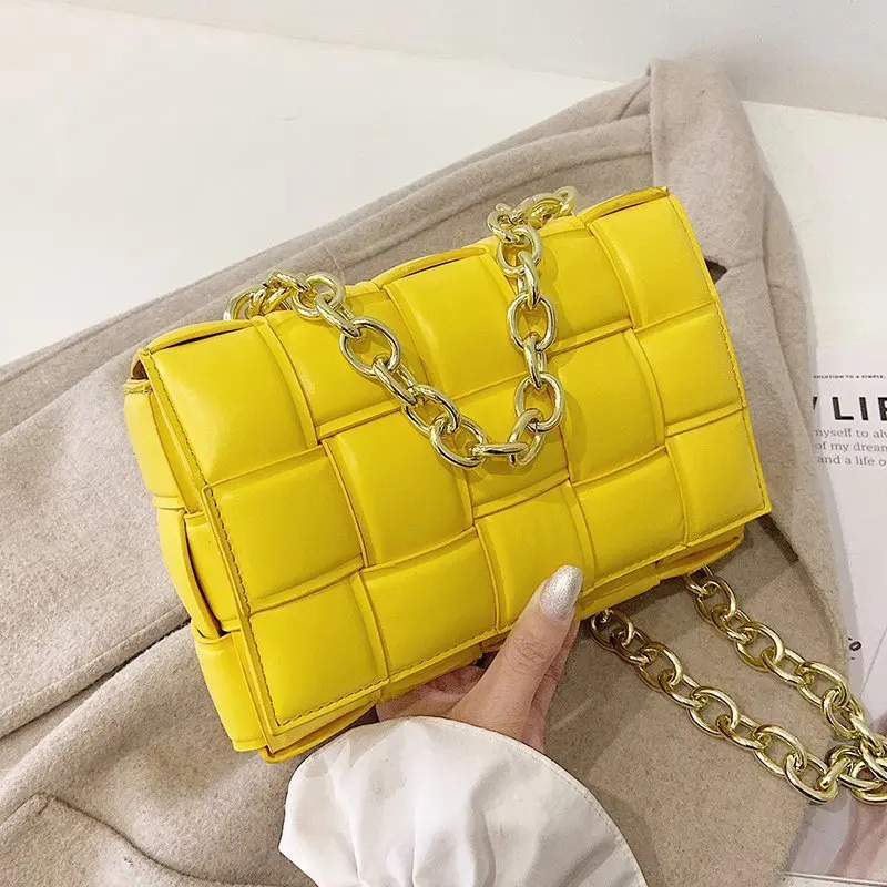 Weave Bag Chain Small PU Leather Crossbody Messenger Bags 2021 Summer Luxury Branded Trendy Fashion Shoulder Handbag Purses
Weave Bag Chain Small PU Leather Crossbody Messenger Bags 2021 Summer Luxury Branded Trendy Fashion Shoulder Handbag Purses