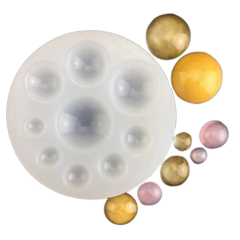 TOP 1 Crystal Epoxy Resin Jewelry Hard Candy Plaster Silicone Mold 9 Hole Water Drop Semicircular Food DIY Cake Fondant Mold
TOP 1 Crystal Epoxy Resin Jewelry Hard Candy Plaster Silicone Mold 9 Hole Water Drop Semicircular Food DIY Cake Fondant Mold