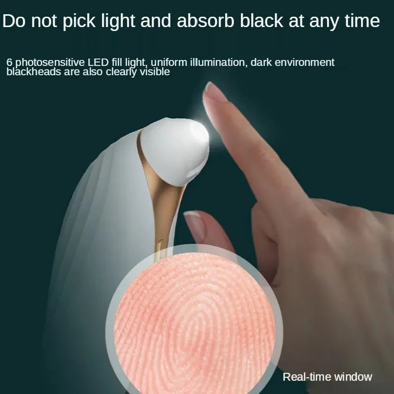 Electric 10 Times 3 Gears Adjustable Visibility Small Bubble Blackhead Remover Facial Cleaning Portable Cleaning Skin Care Tool
Electric 10 Times 3 Gears Adjustable Visibility Small Bubble Blackhead Remover Facial Cleaning Portable Cleaning Skin Care Tool