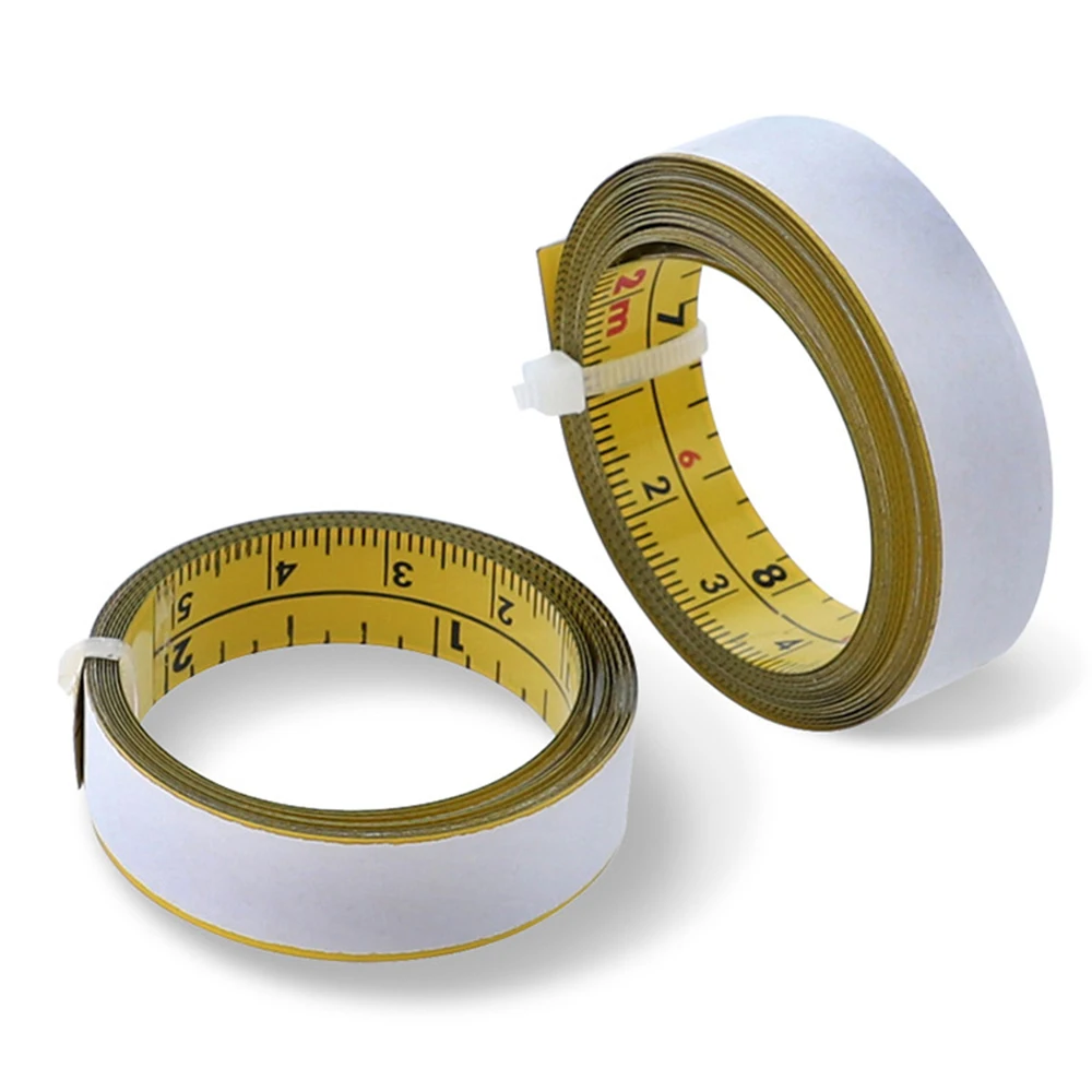 Tape Measure Ruler Metal Wood Plastic Yellow Chinese-English scale Glass