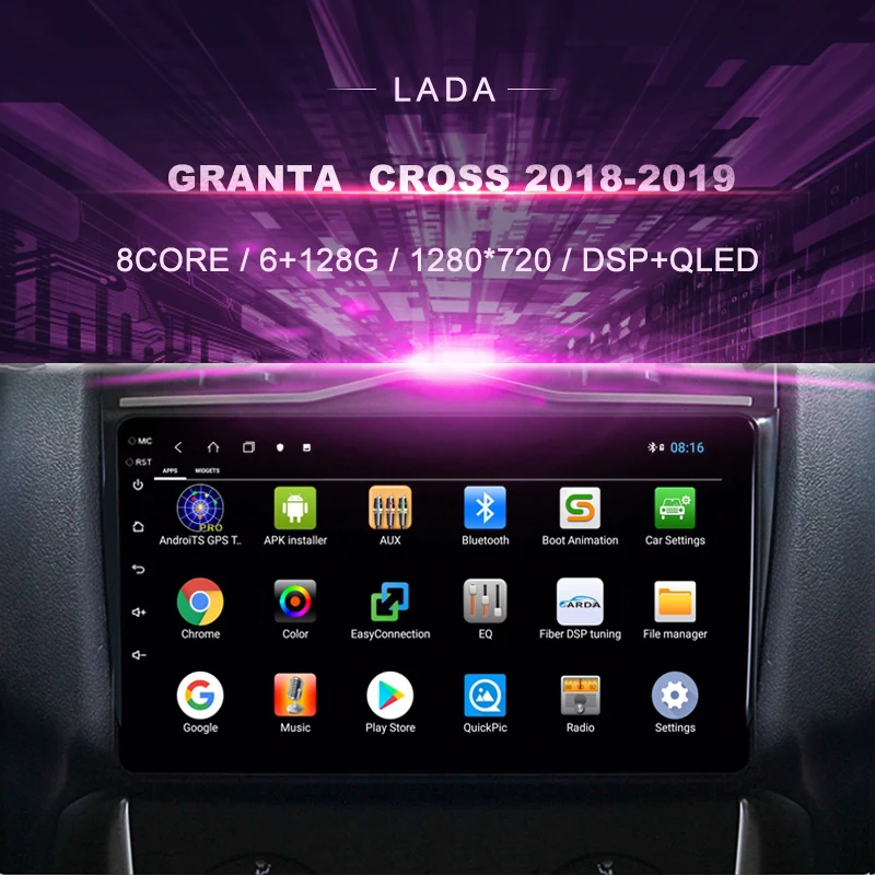 Android Car DVD For LADA GRANTA CROSS (2018-2019) Car Radio Multimedia Video Player Navigation GPS Android 10.0 Double DIn
Android Car DVD For LADA GRANTA CROSS (2018-2019) Car Radio Multimedia Video Player Navigation GPS Android 10.0 Double DIn
