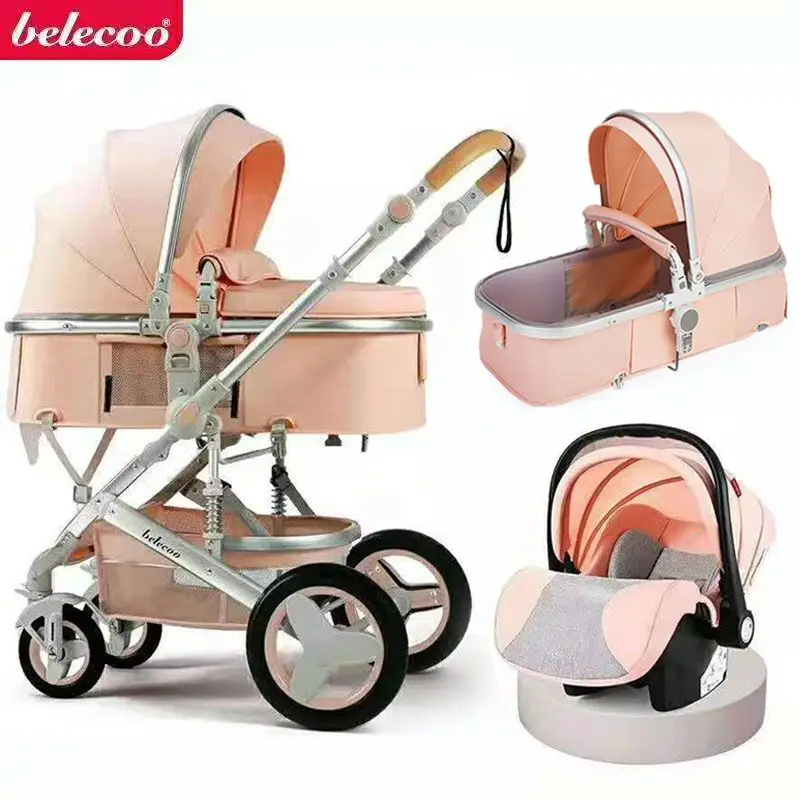 Luxurious Baby Stroller 3 In 1 Portable Travel Carriage Folding Prams Aluminum Frame High Landscape Car for Newborn Buggy
Luxurious Baby Stroller 3 In 1 Portable Travel Carriage Folding Prams Aluminum Frame High Landscape Car for Newborn Buggy
