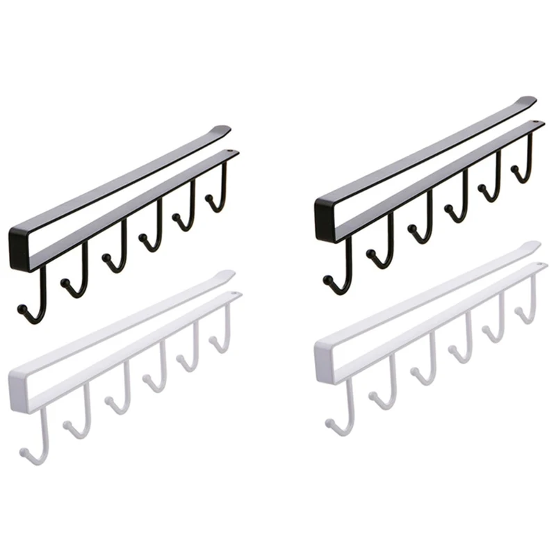 4Pcs Shelf Storage Clothes Hanging Wardrobe Kitchen Organizer Cup Holder Glass Mug Holder 6 Hooks Storage Rack
4Pcs Shelf Storage Clothes Hanging Wardrobe Kitchen Organizer Cup Holder Glass Mug Holder 6 Hooks Storage Rack