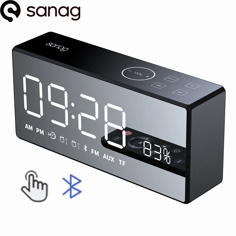 Bluetooth Touch Speaker Wireless HiFi Sound Music Box With LED Display Alarm Clock Radio FM Stereo Bass TF Card AUX MP3 Player
Bluetooth Touch Speaker Wireless HiFi Sound Music Box With LED Display Alarm Clock Radio FM Stereo Bass TF Card AUX MP3 Player