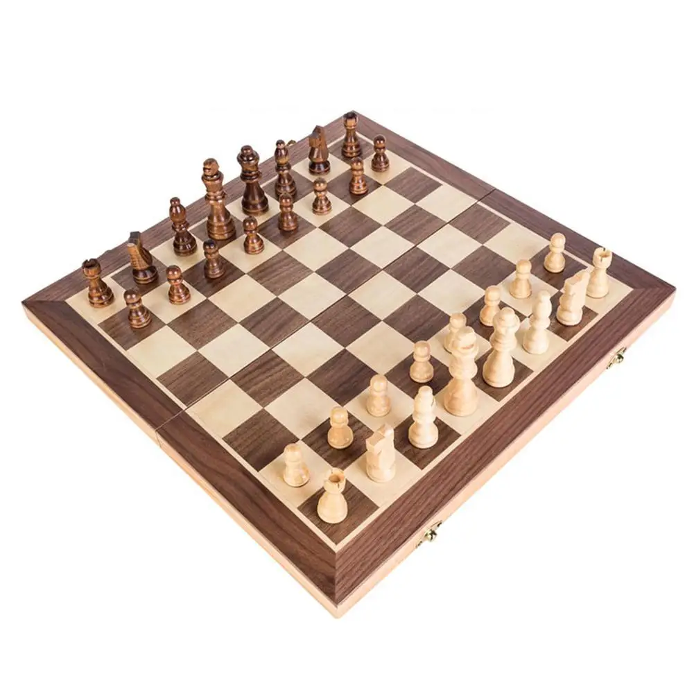 Magnetic Chess Solid Wood Set Folding International Chessboard For Beginners Adult Kids Family Game Chess Board
Magnetic Chess Solid Wood Set Folding International Chessboard For Beginners Adult Kids Family Game Chess Board