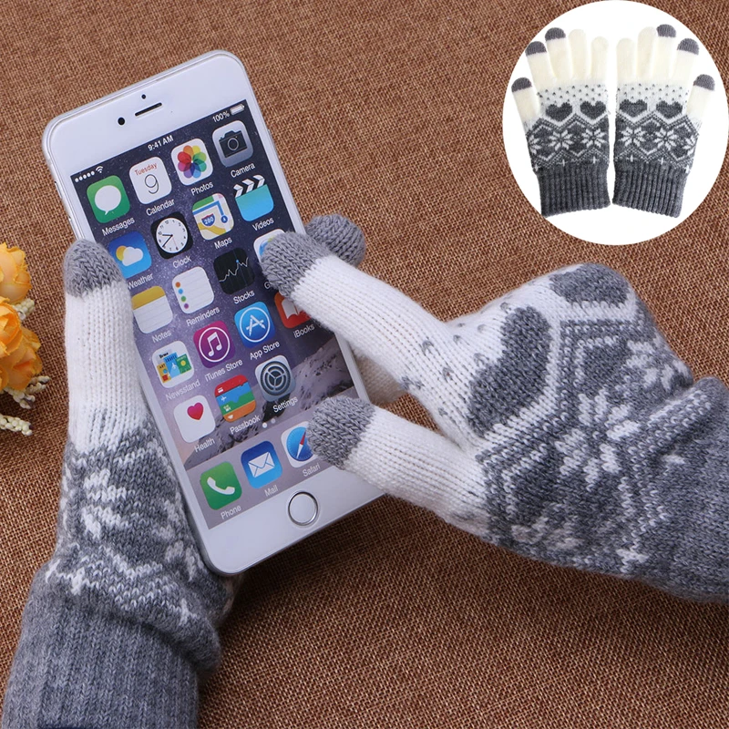 2021 New Women Girl Winter Warm Touch Screen Gloves Wool Stretch Snowflake Mittens
2021 New Women Girl Winter Warm Touch Screen Gloves Wool Stretch Snowflake Mittens