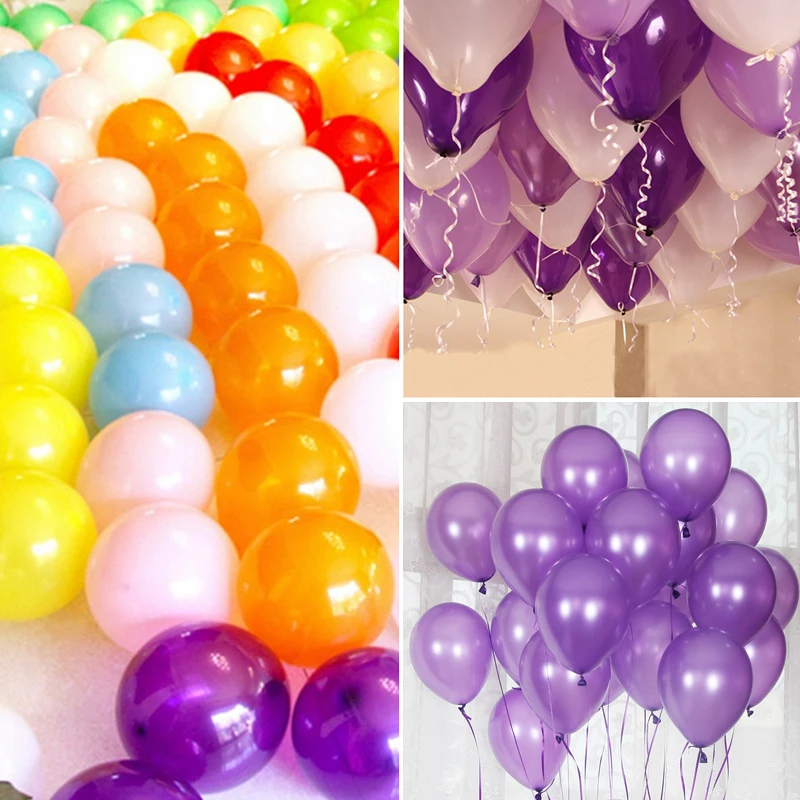 100 Pcs/Lot 10 Inch Latex Balloon Helium Round Balloons Thick Pearl Gold Silver Balloons Wedding Party Birthday Baby
100 Pcs/Lot 10 Inch Latex Balloon Helium Round Balloons Thick Pearl Gold Silver Balloons Wedding Party Birthday Baby