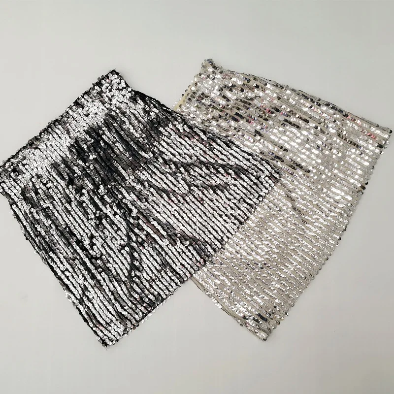 Women Skirt Loose High Waist Bling Full Sequins Glitter Shine Silver Sleek Mini Skirts Lady Sexy Costumes
Women Skirt Loose High Waist Bling Full Sequins Glitter Shine Silver Sleek Mini Skirts Lady Sexy Costumes