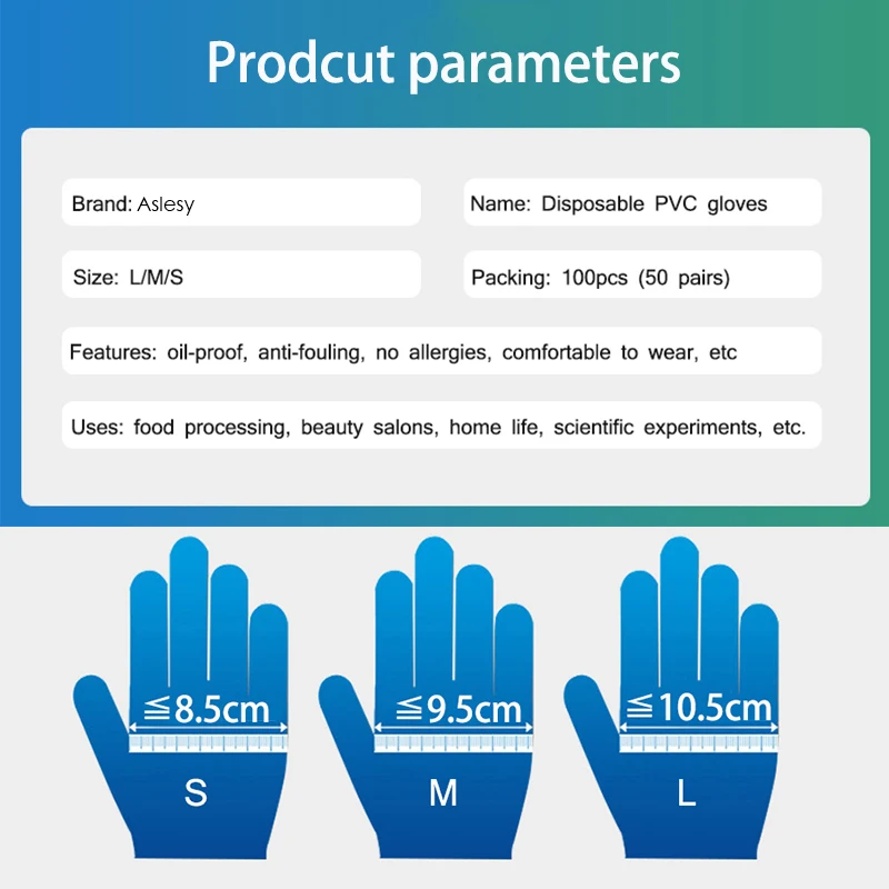 100pcs Disposable Latex Gloves White Non-Slip Acid and Alkali Laboratory Rubber Latex Gloves Household Cleaning Products
100pcs Disposable Latex Gloves White Non-Slip Acid and Alkali Laboratory Rubber Latex Gloves Household Cleaning Products