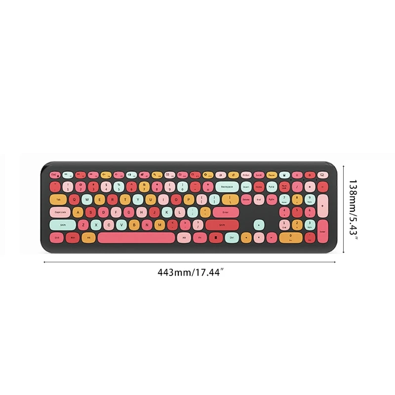 Y5JF 2.4G Wireless Multimedia Keyboard And Mouse Wide Compatibility Easy To Operate for PC, Notebook,Tablet, Laptop, Windows
Y5JF 2.4G Wireless Multimedia Keyboard And Mouse Wide Compatibility Easy To Operate for PC, Notebook,Tablet, Laptop, Windows